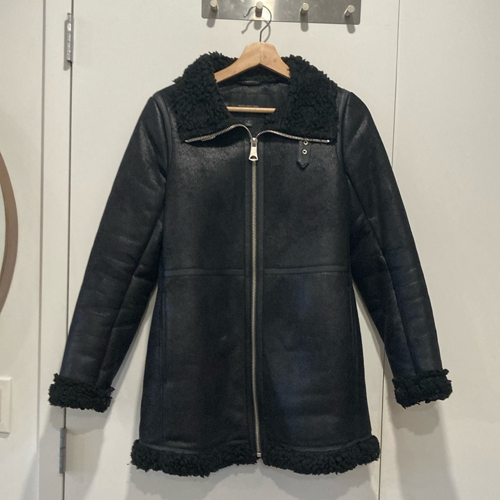 Faux Shearling Coat - image 1